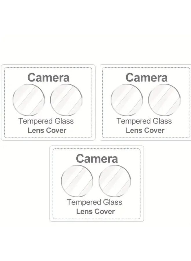 Samsung Galaxy Z Flip6 Tempered Glass Lens Protector Film 3 Pack Anti Scratch Anti Fingerprint - Image 5